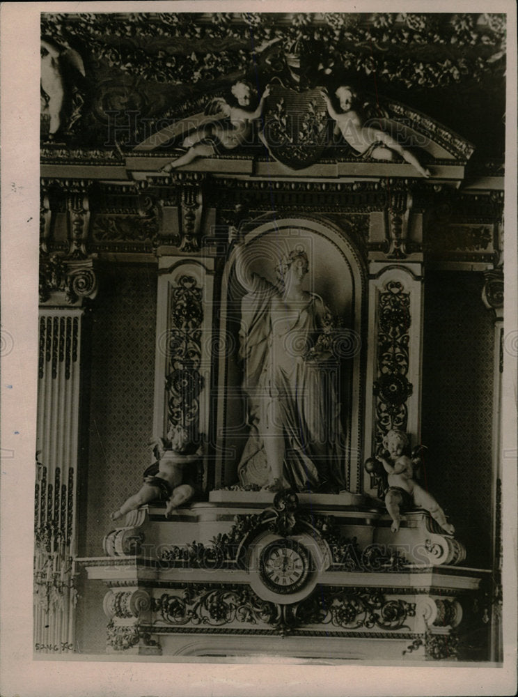 1919 Press Photo Paris Liberty Statue Peace Conference - Historic Images