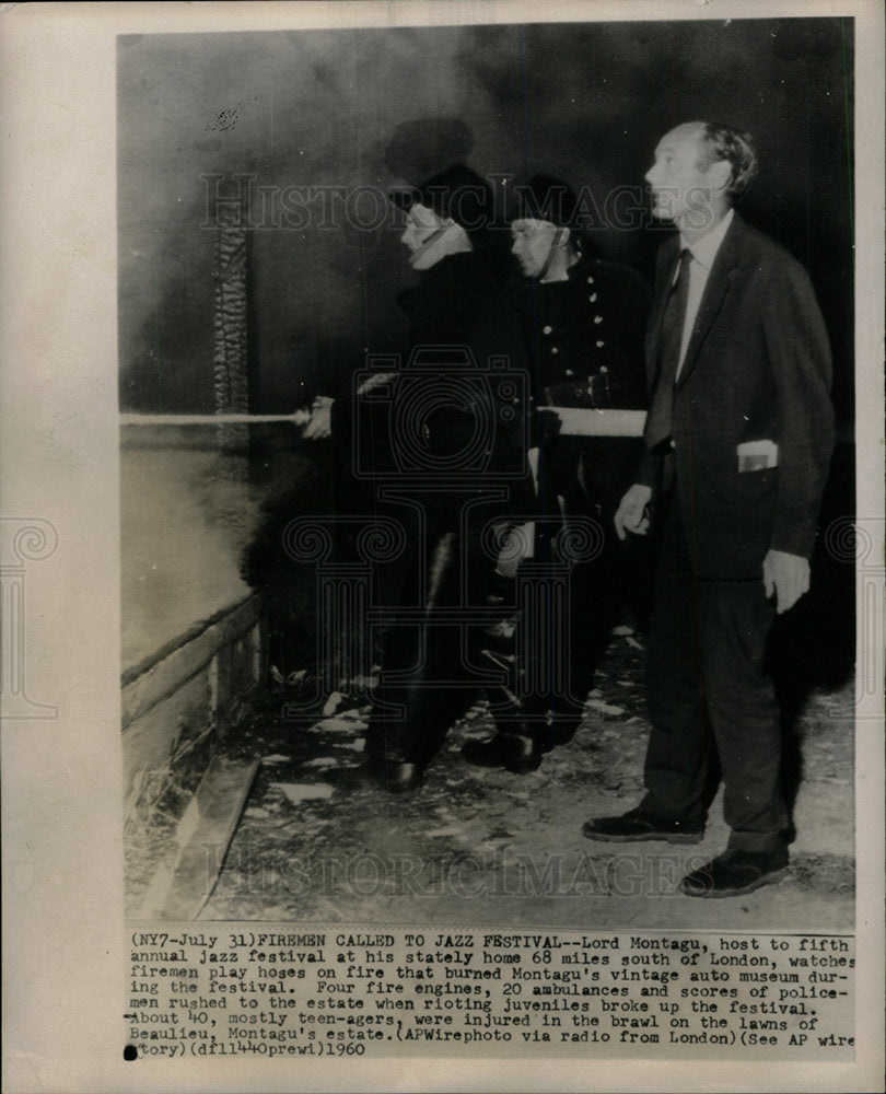 1960 Press Photo Lord Montague South London Festival - Historic Images