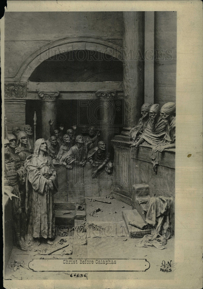 1918 Press Photo Dams triennial Christ Calaphas Scenes - Historic Images
