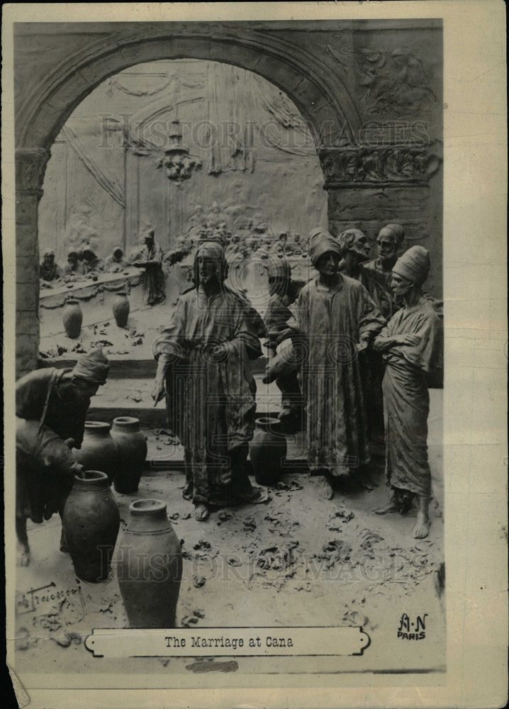 1918 Press Photo Cana Marriage series DMastrienni scene - Historic Images