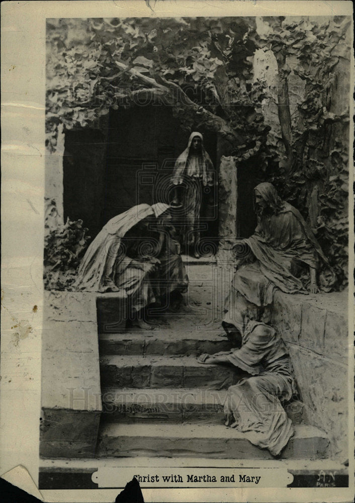 1918 Press Photo wonderful scenes Christ Sculptor - Historic Images