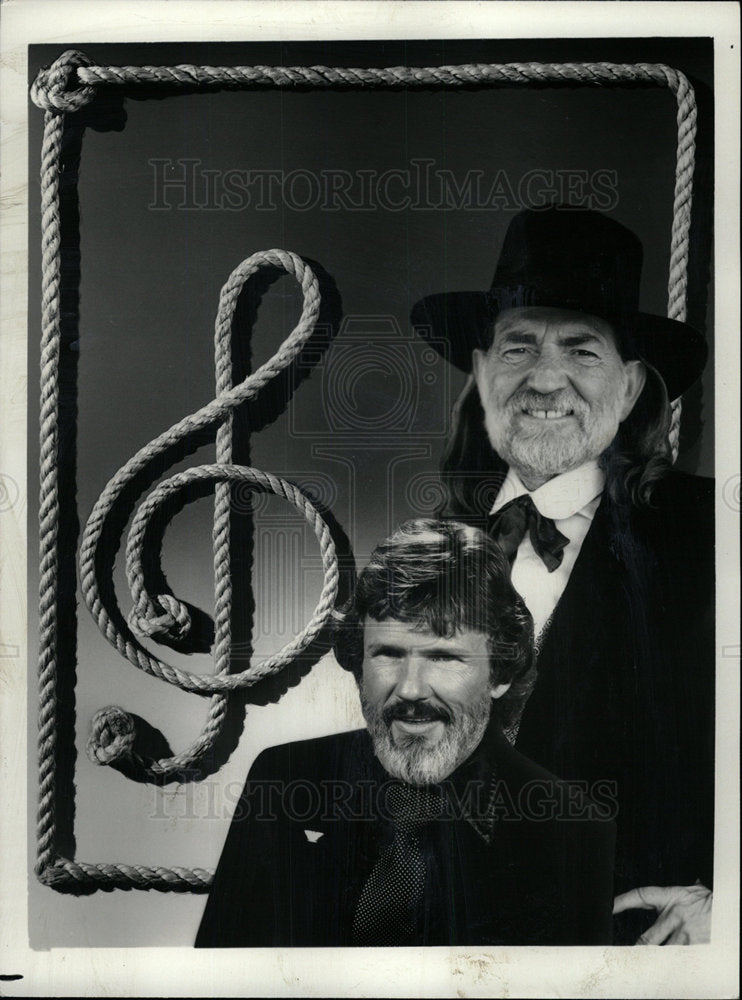 1986 Press Photo America Kris Kristofferson Bobby McGee - Historic Images