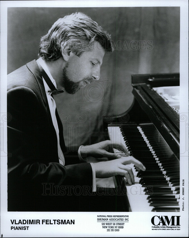 1993 Press Photo Pianist Vladimir Feltsman - Historic Images