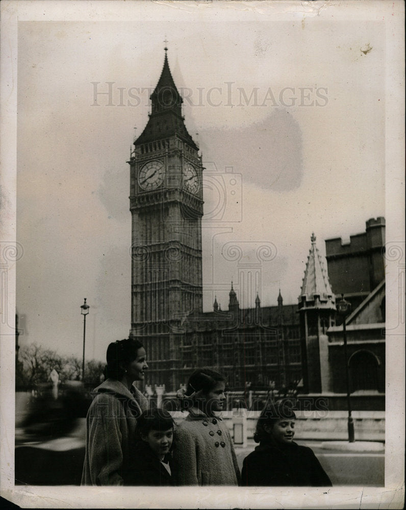 Press Photo Big Ben Great Bell Clock Palace Westminster - Historic Images