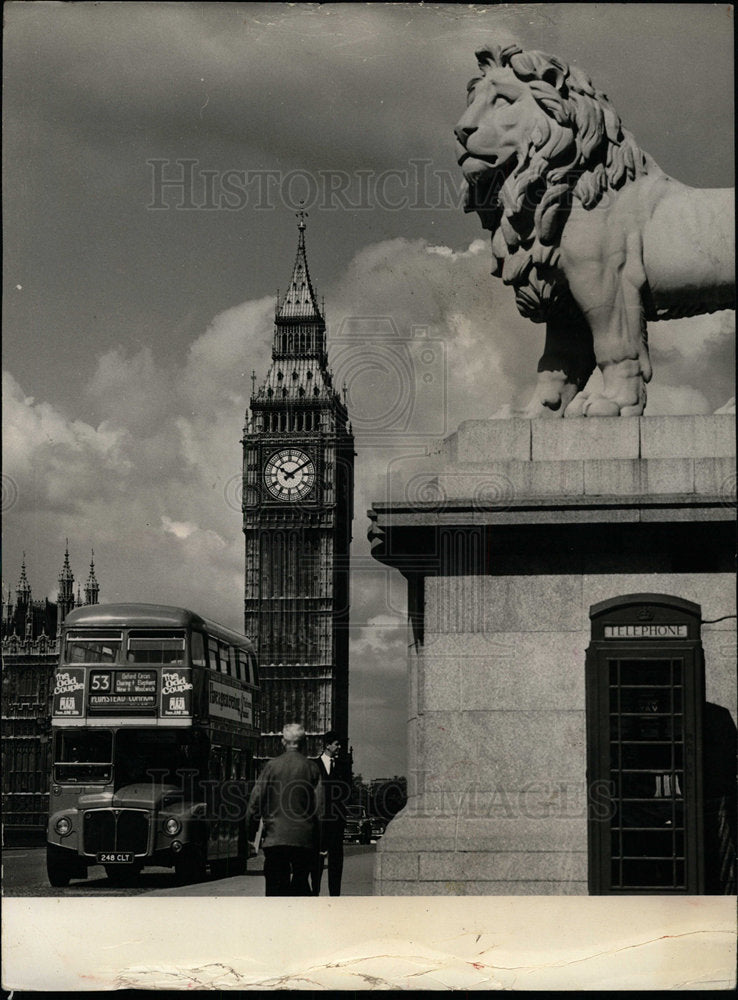 1975 Press Photo Big Ben Clock Palace Westminster - Historic Images