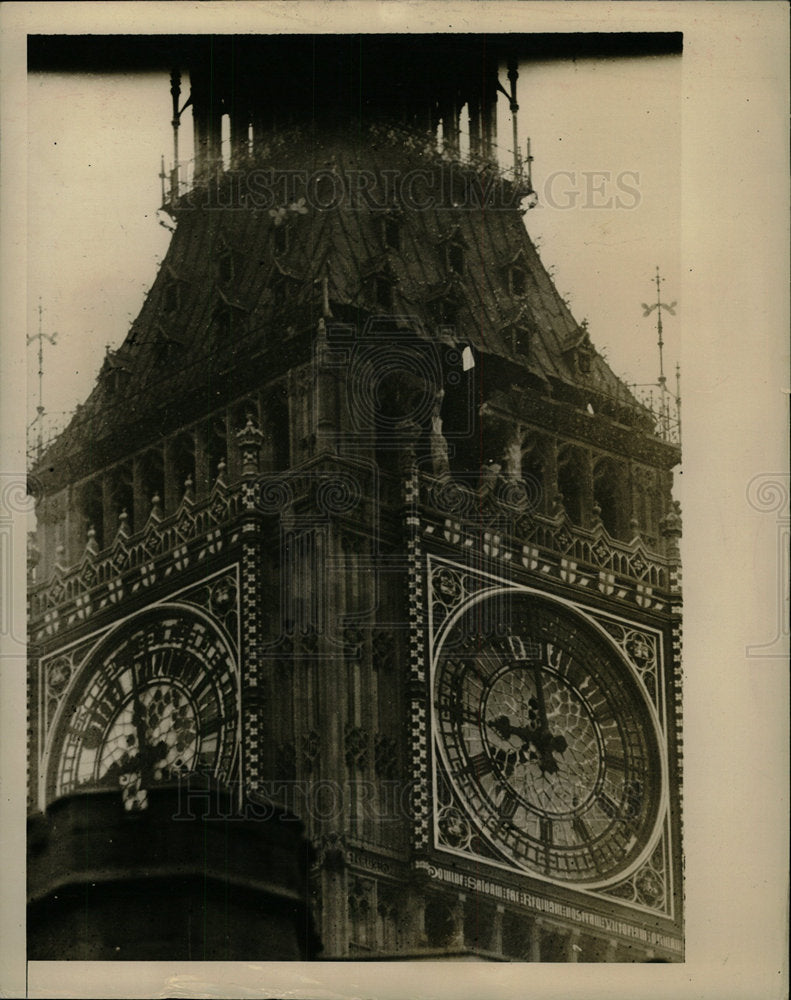 1941 Press Photo Big Ben Great Bell Clock London - Historic Images