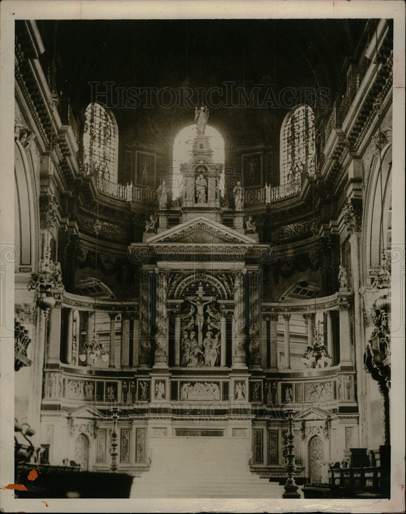 1940 Press Photo St. Paul&#39;s Cathedral (London) - Historic Images