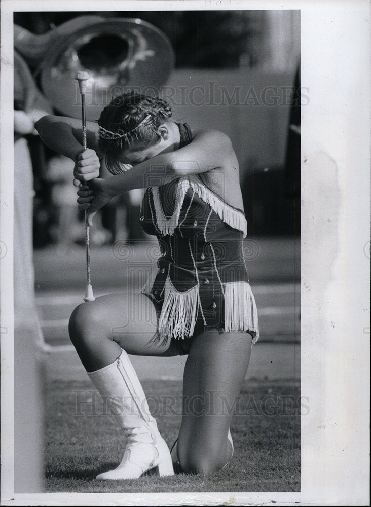 1982 Press Photo Tournament Band Field Show Competition - Historic Images