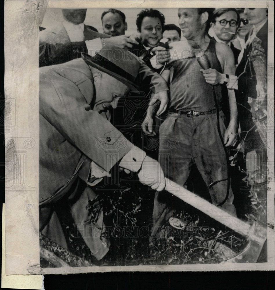 1960 Press Photo Soviet Premier Nikita Khrushchev - Historic Images