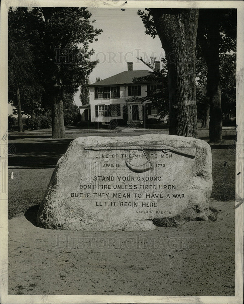 1930 Press Photo View of Minute Mean Hall - Historic Images