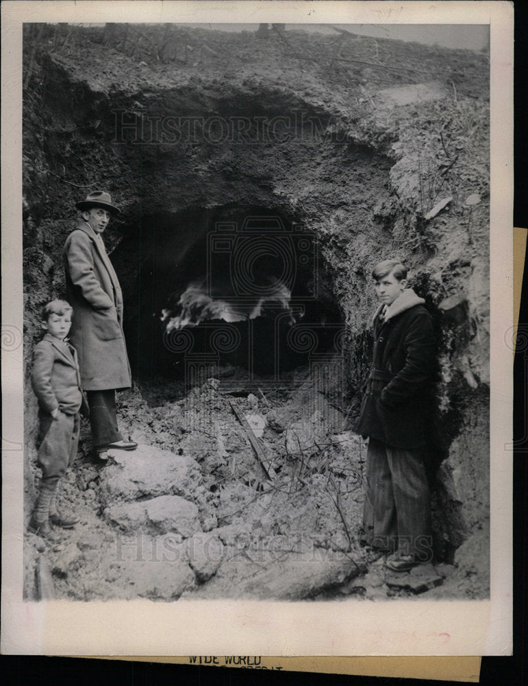 1947 Press Photo Fire in Coal Mine that rages for 64yrs - Historic Images