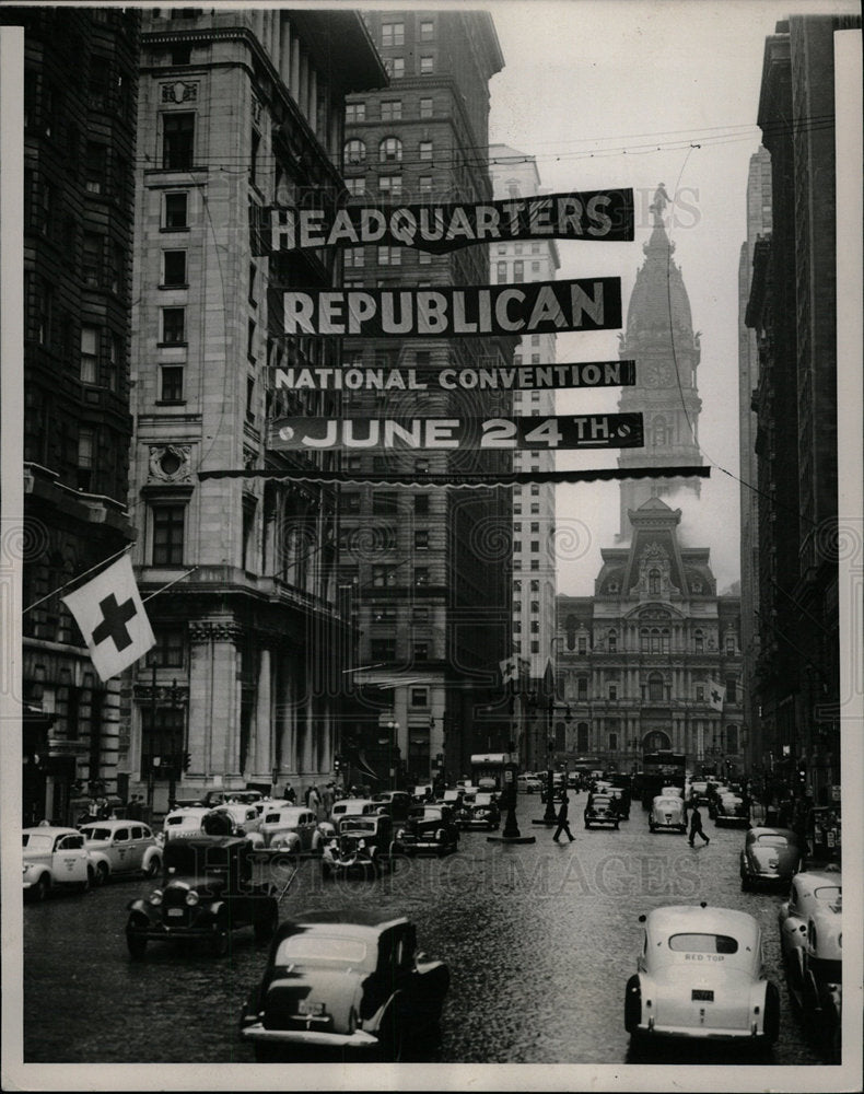 1940 Press Photo Republican National Convention Chicago - Historic Images