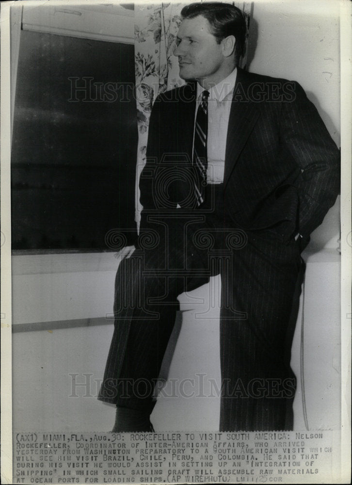1925 Press Photo Nelson Rockefeller Vice President - Historic Images