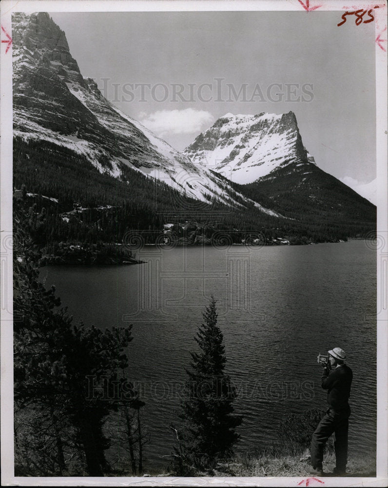 Press Photo Glacier Parks - Historic Images