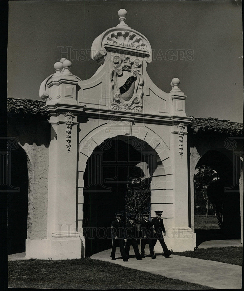 Press Photo Florida Military Academy Young Cadets - Historic Images