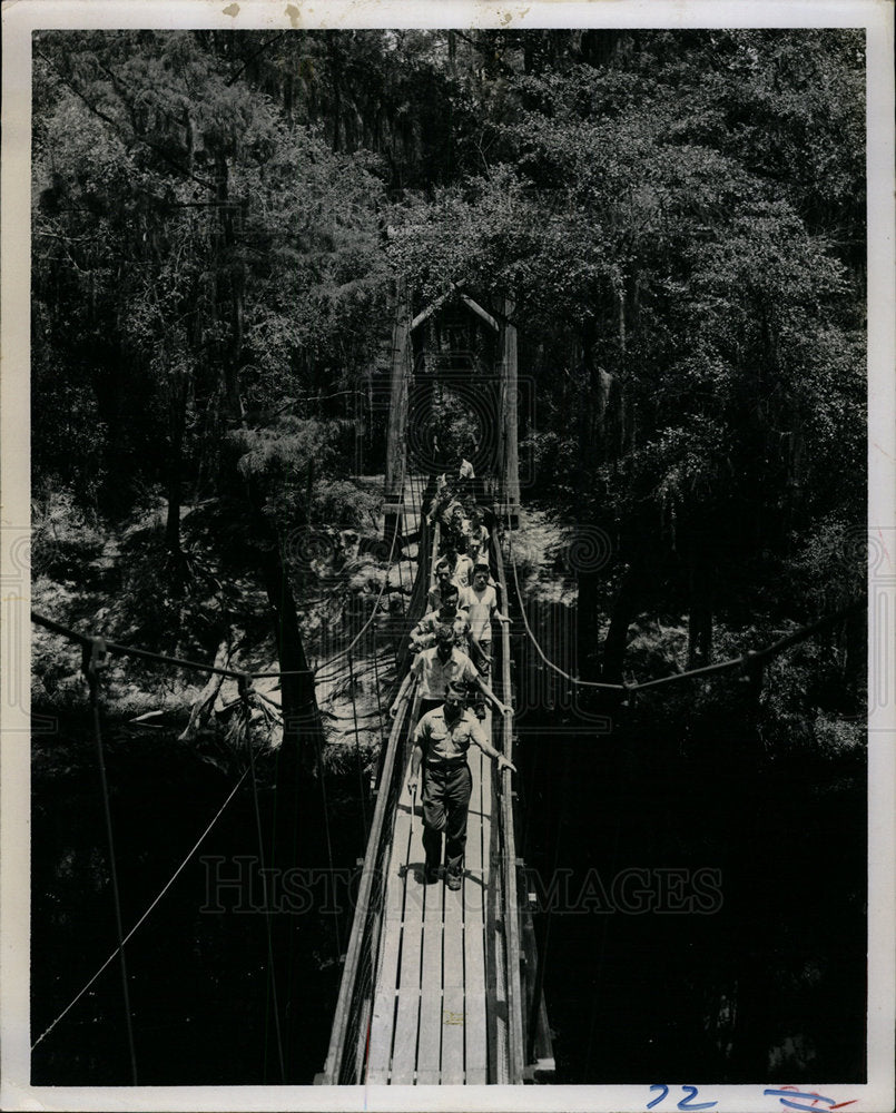 1964 Press Photo Florida Santa Fe Trail O&#39;Leno Park - Historic Images