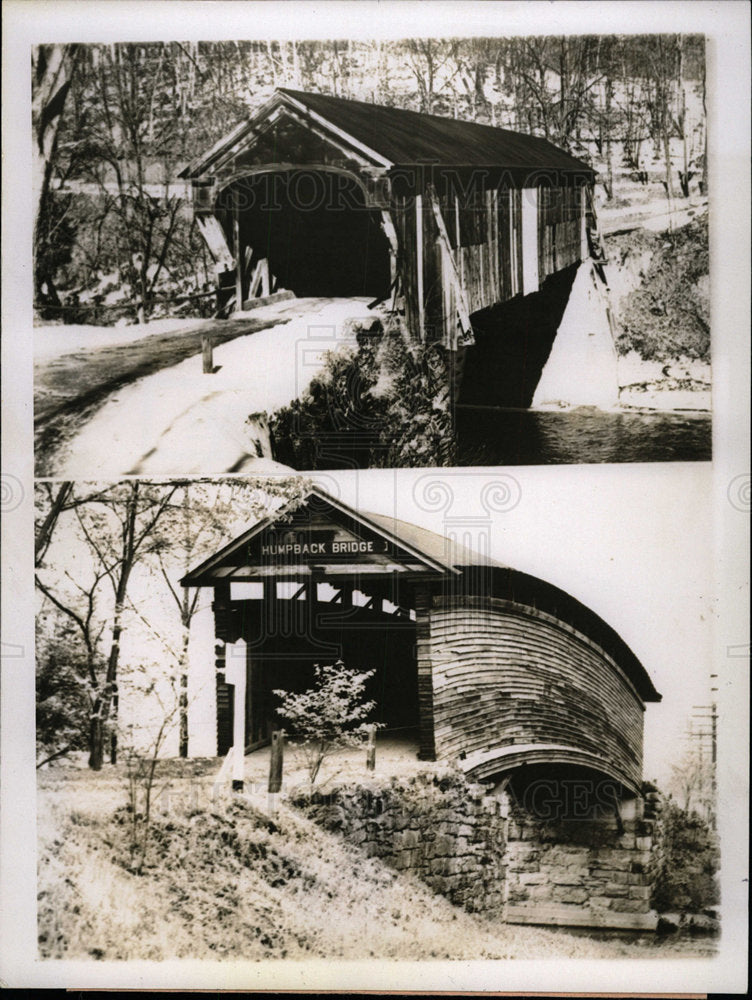 1900 Press Photo Humpback Bridge - Historic Images