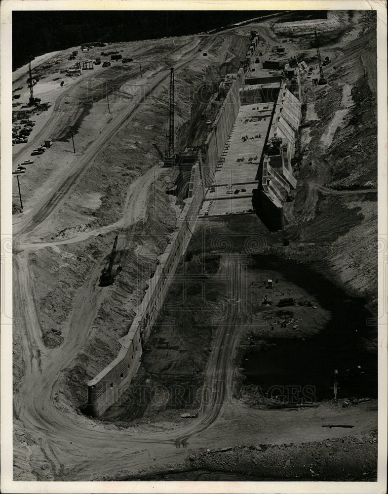 1967 Press Photo Cross Florida Barge Canal looked - Historic Images