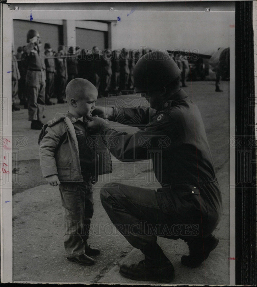 1966 Press Photo Dickie Webner Army Unit Leukemia - Historic Images