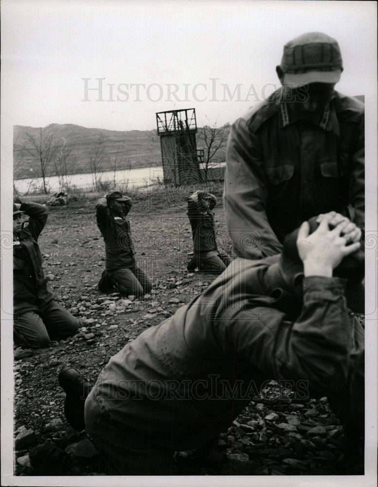 1965 Press Photo Communist Korean War Prison Camp - Historic Images