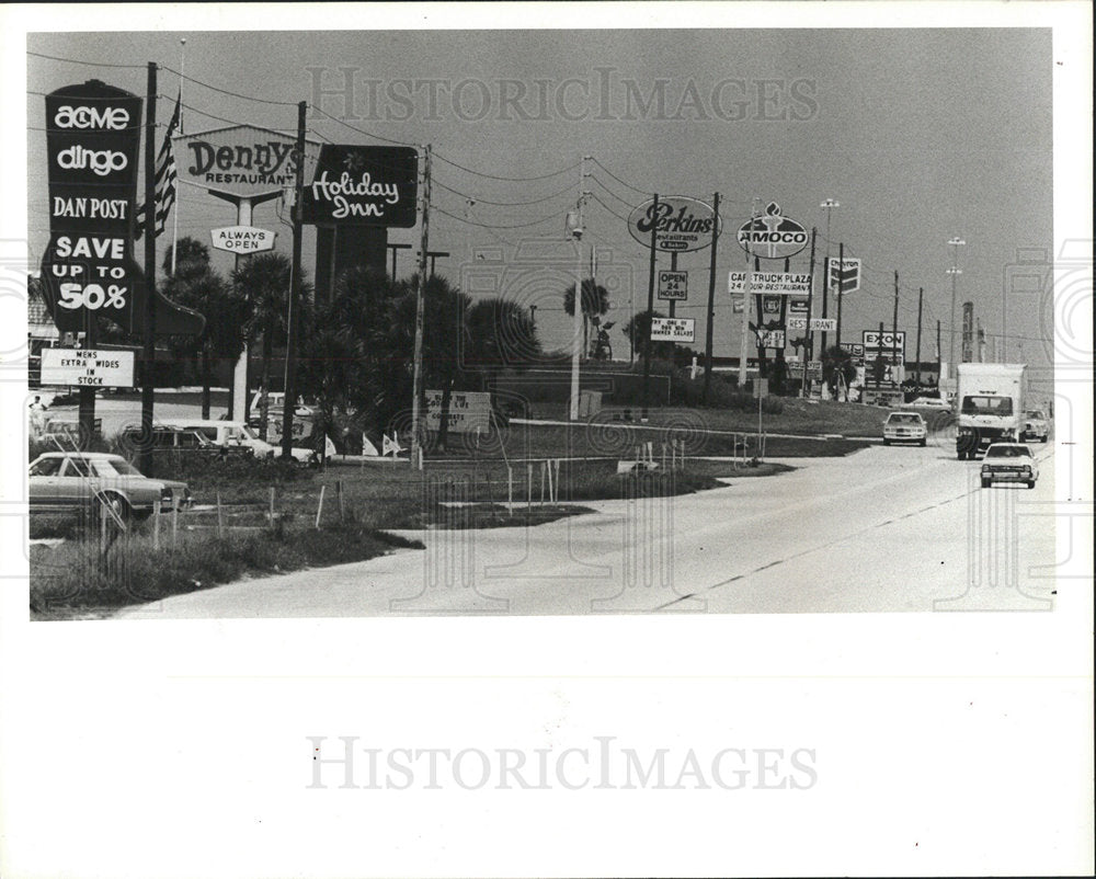 1986 Press Photo Construction In Barnum City, Florida - Historic Images