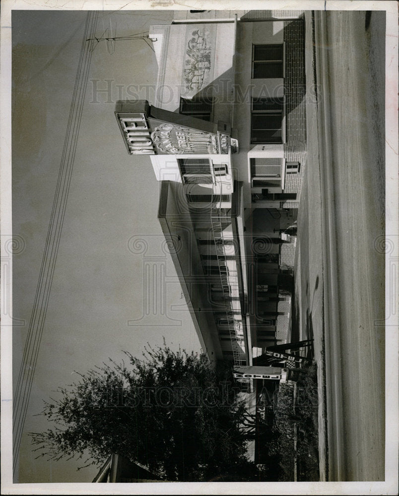 1963 Press Photo The Banyan Tree Motel St. Petersburg - Historic Images