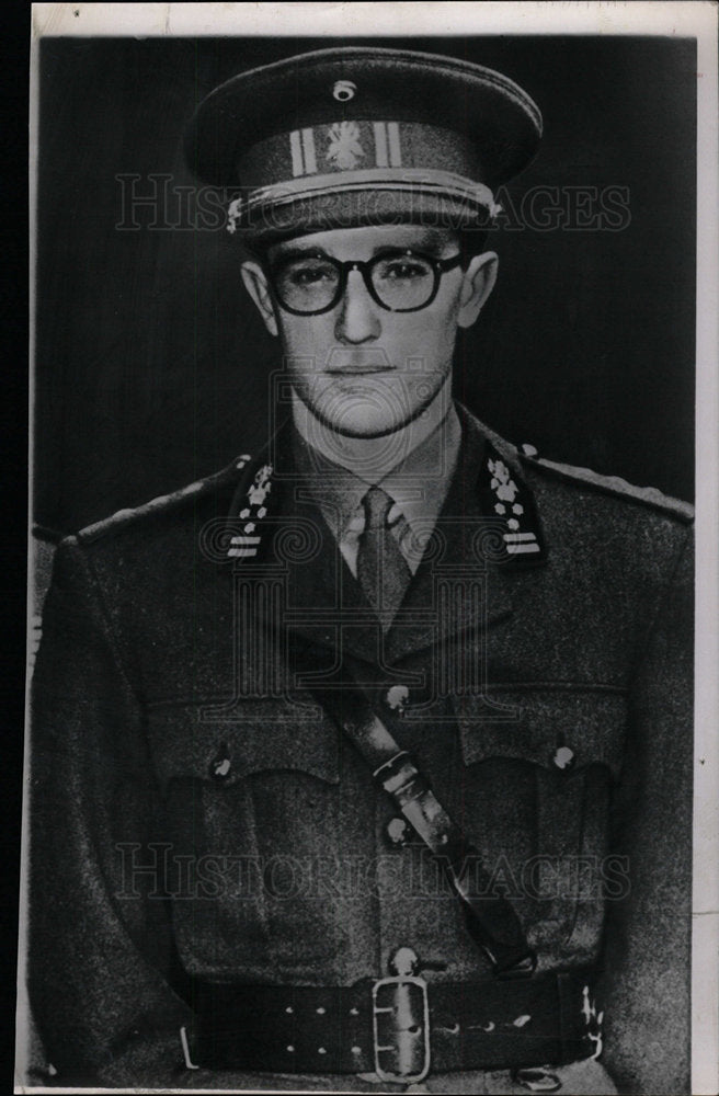 1951 Press Photo Prince Baudouin Belgium Leopold III - Historic Images