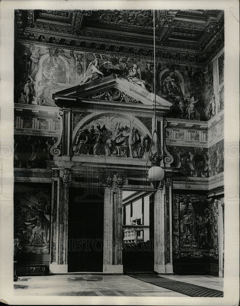 1929 Press Photo Paolina Chapel Royal Palace Rome - Historic Images