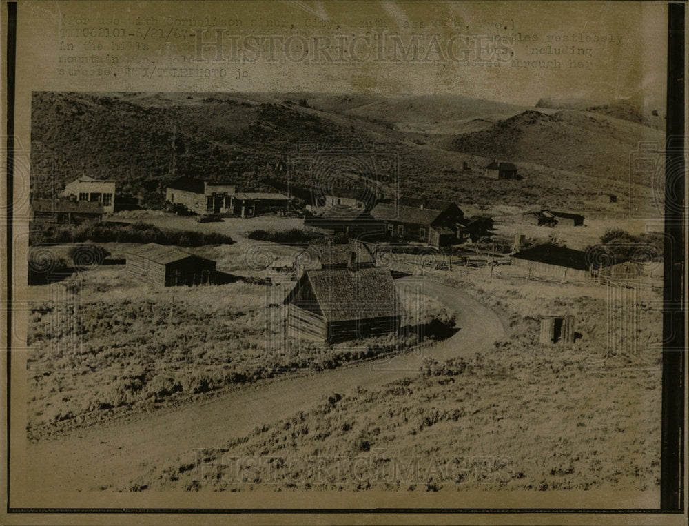 1957 Press Photo Wyoming South Pass City - Historic Images