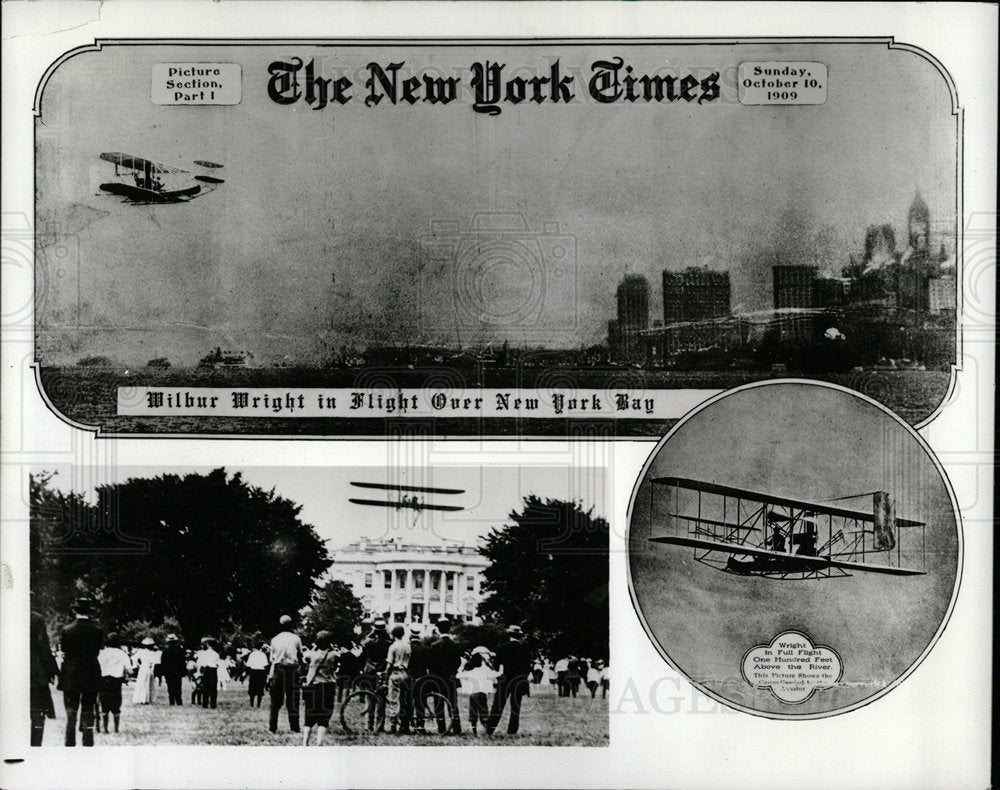 1979 Press Photo Orville Wilbur Wright flight New York - Historic Images