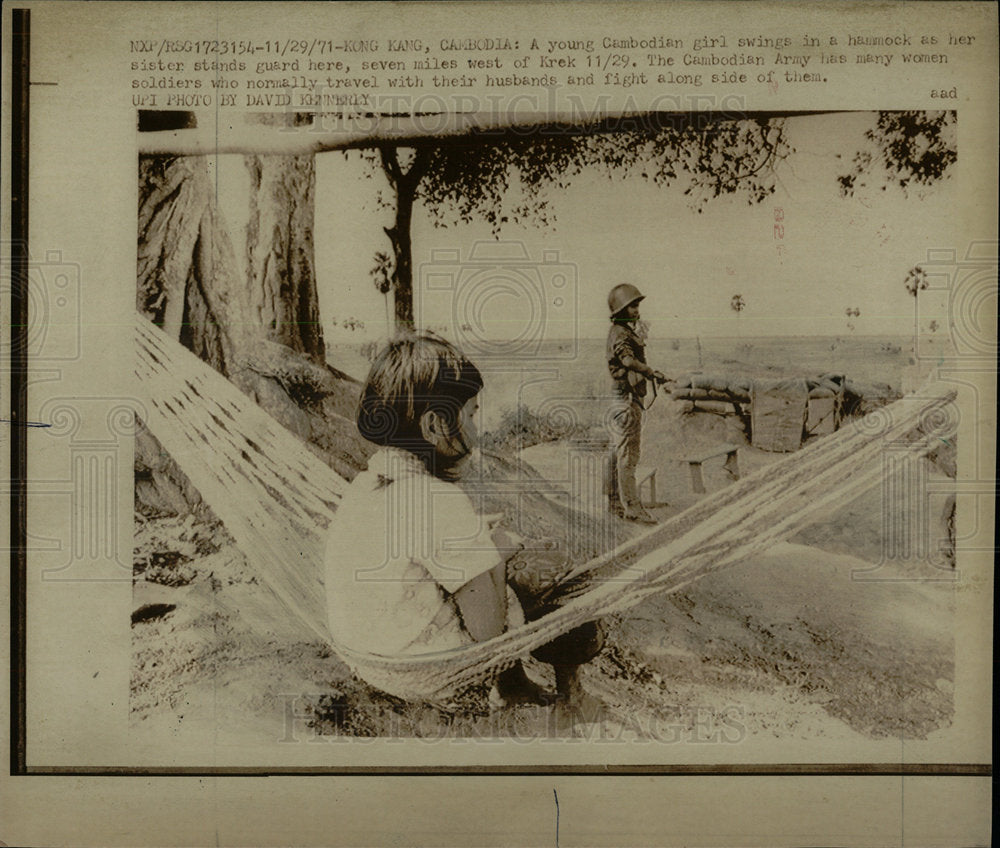 1971 Press Photo Cambodian Civil War - Historic Images