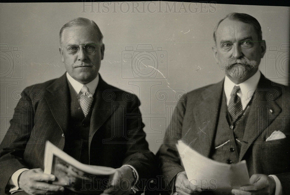 1927 Press Photo Judge Edwing B Parker Louis E. Pierson - Historic Images