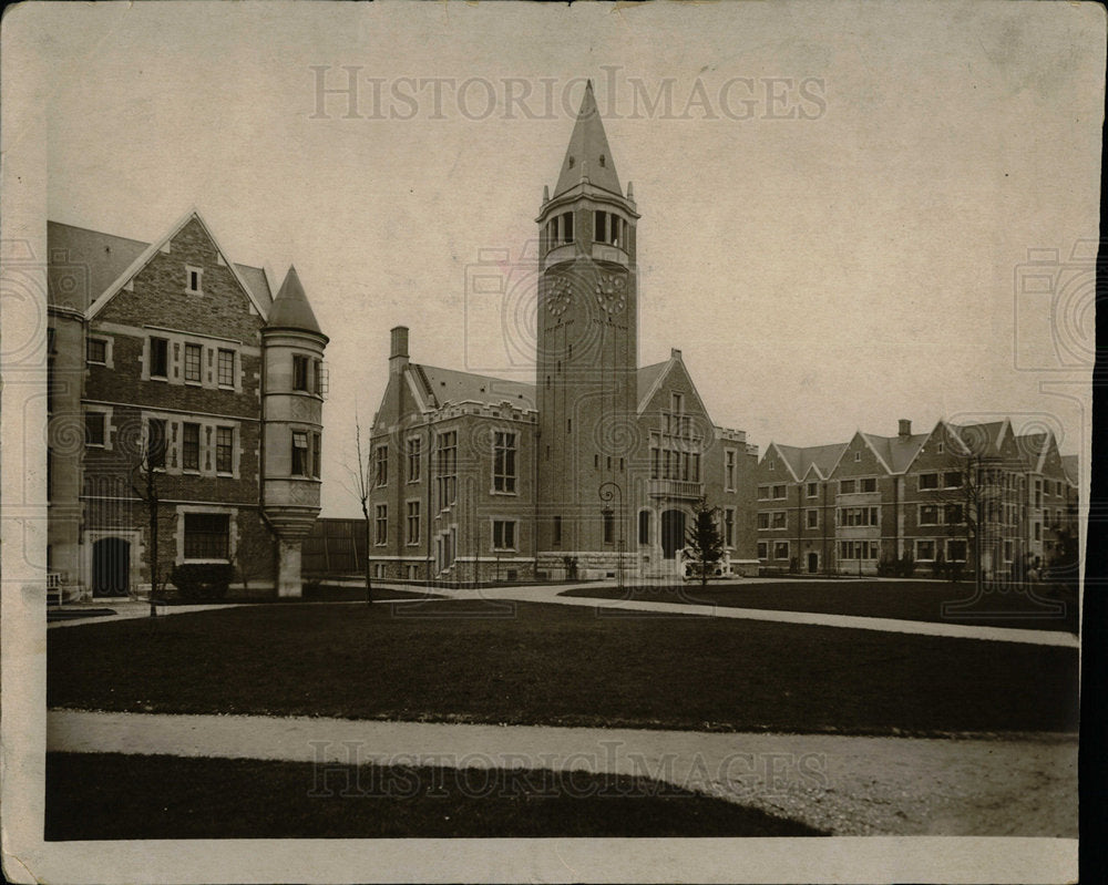 1930 Press Photo Pano University City - Historic Images