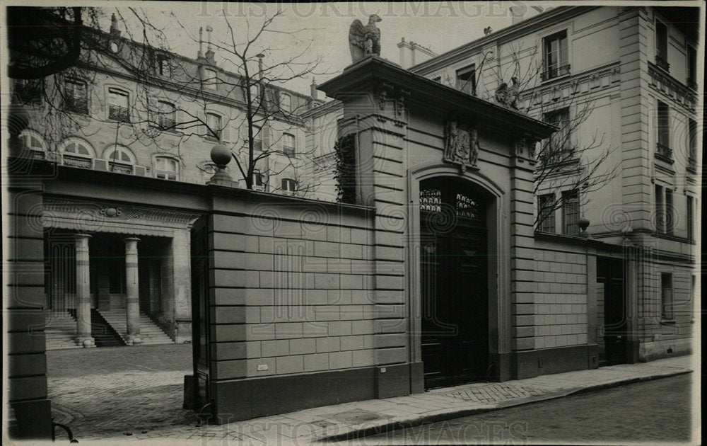 Press Photo German Embassy Building Paris, France - Historic Images