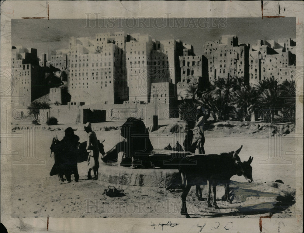 1937 Press Photo Apartment-Hotels In Shibam - Historic Images