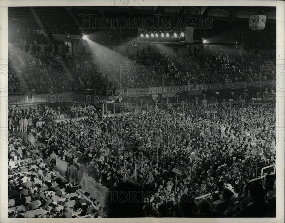 1936 Press Photo Democratic Convention New York - Historic Images