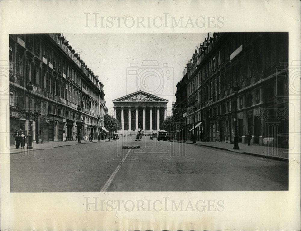 1934 Press Photo Scene of Bloody Clashes Paris France - Historic Images