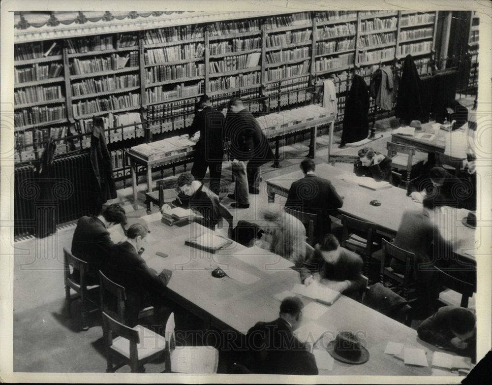 1932 Press Photo St. Genevieve&#39;s Library Sorbonne Paris - Historic Images