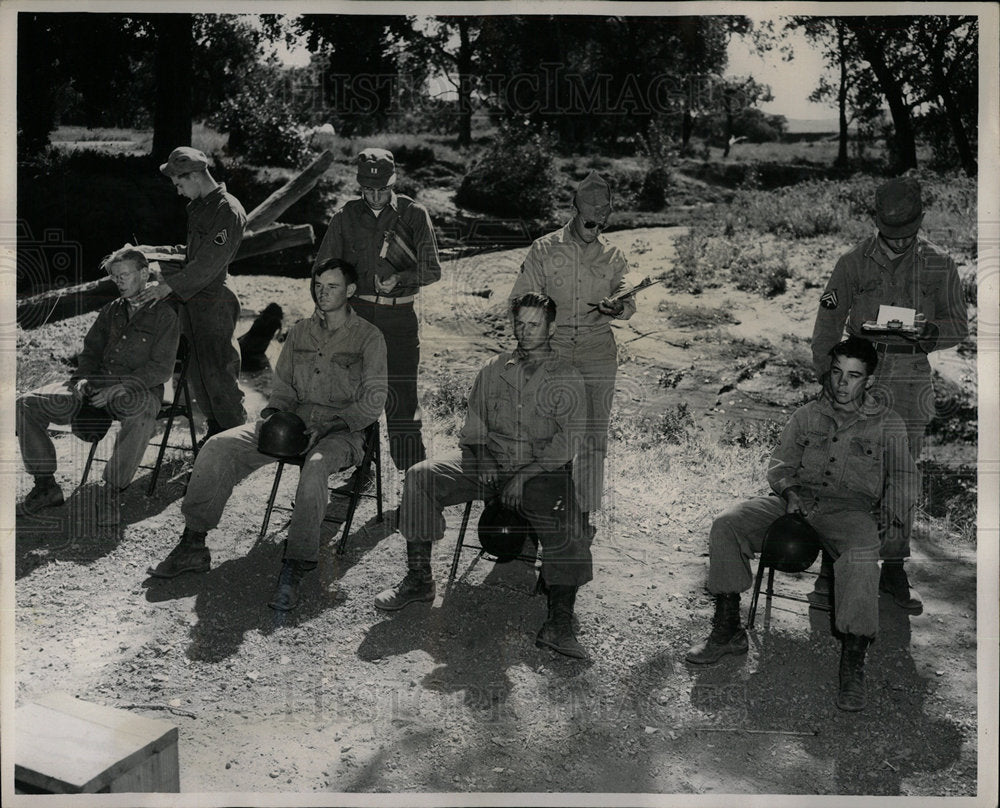 1946 Press Photo Camp Carson Harvard Physical Testing - Historic Images
