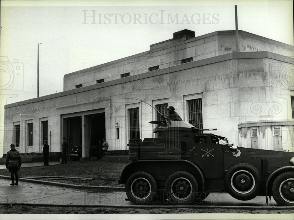 1980 Press Photo Combat Car Fort Knox Depository - Historic Images