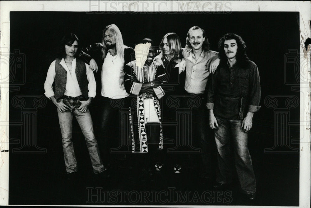 1979 Press Photo Allman Brothers Band Rock Band - Historic Images