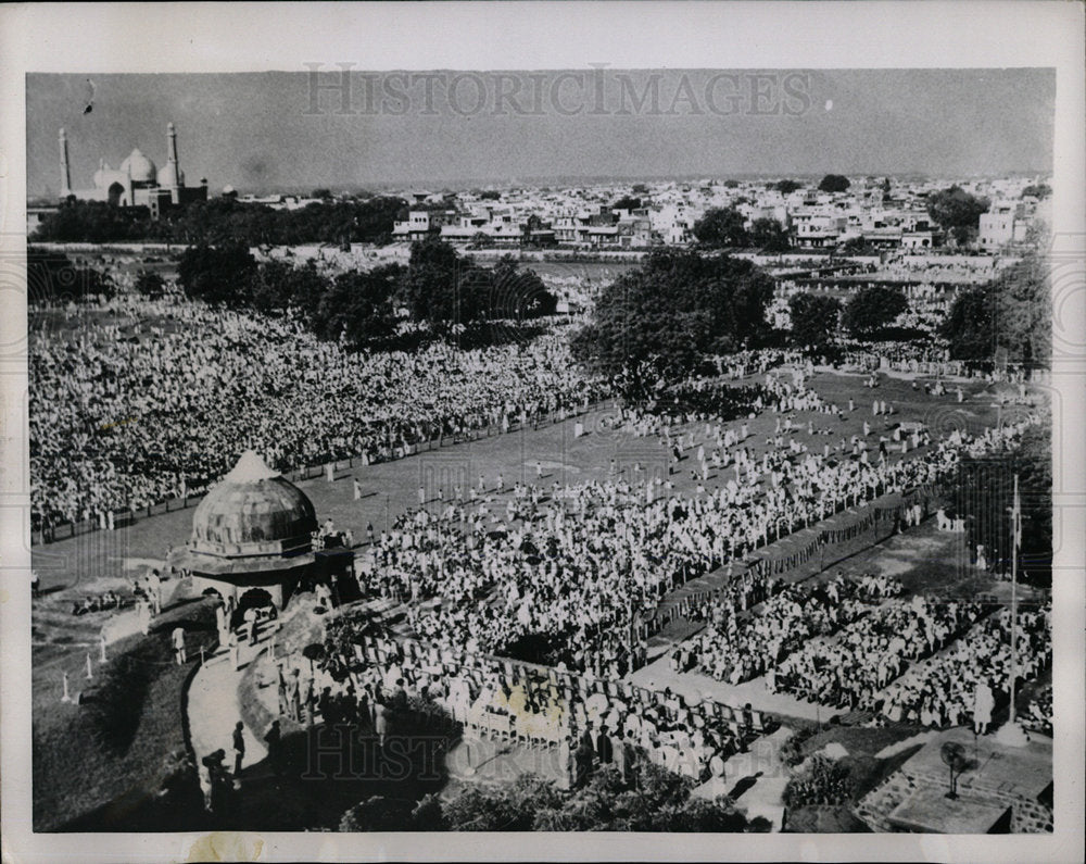 1952 Press Photo India&#39;s Sixth Independence Day - Historic Images