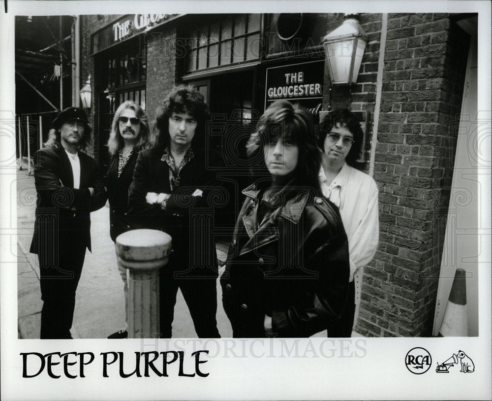 1990 Press Photo Deep Purple English Rock Band - Historic Images