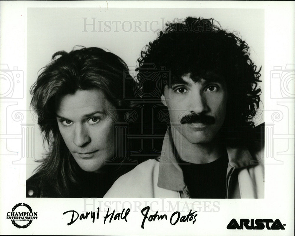 1990 Press Photo Daryl Hall John Oates Music - Historic Images