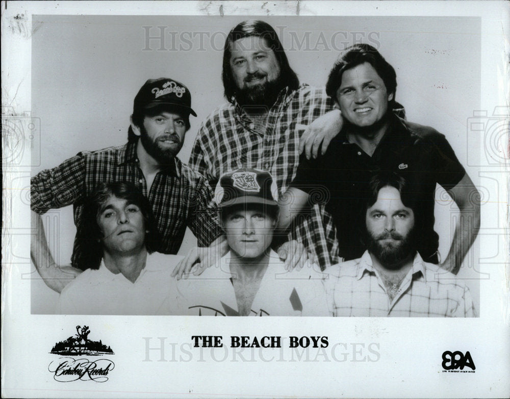 1989 Press Photo The Beach Boys American Rock Band - Historic Images