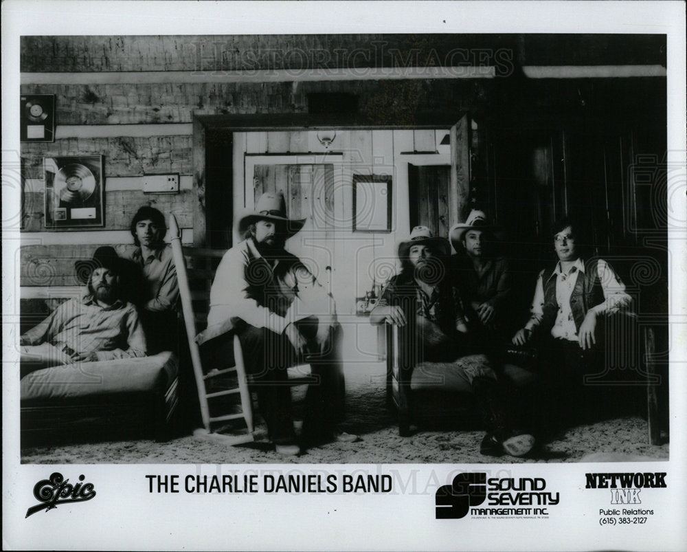 Press Photo The Charlie Daniels Band - Historic Images