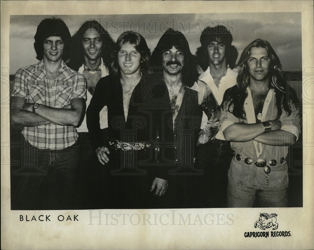 1977 Press Photo Black Oak Arkansas Southern Rock Band - Historic Images