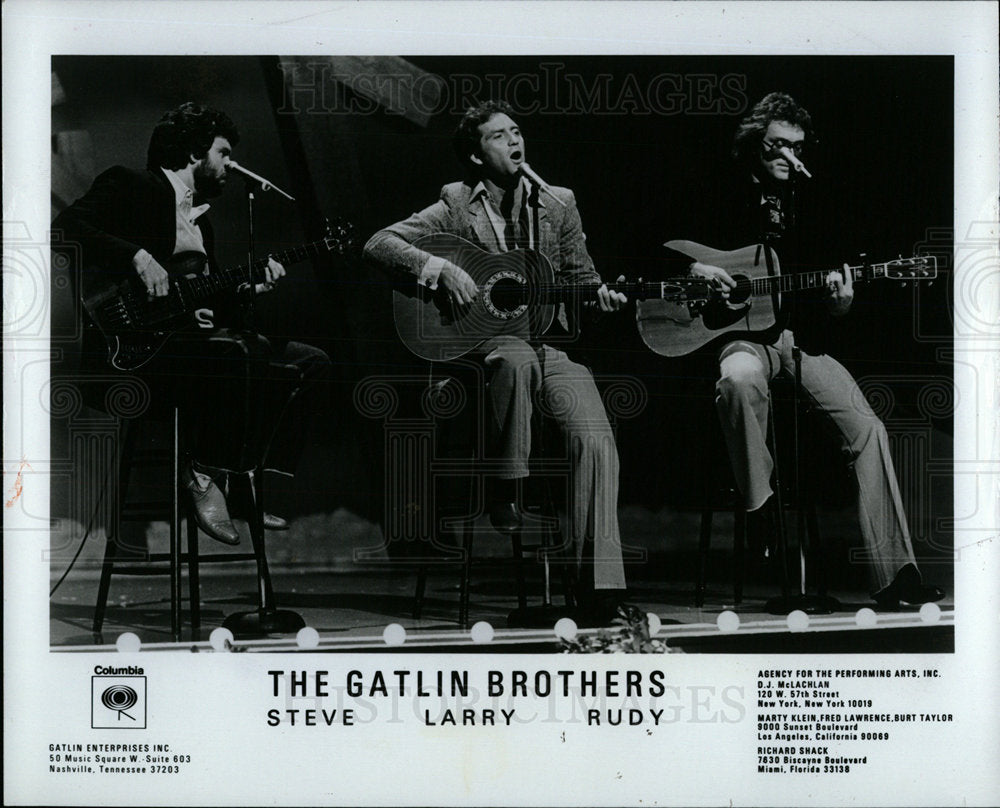 1980 Press Photo The Gatlin Brothers/Country Music - Historic Images