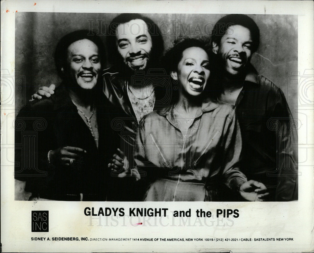 1985 Press Photo Gladys Knight and the Pips - Historic Images