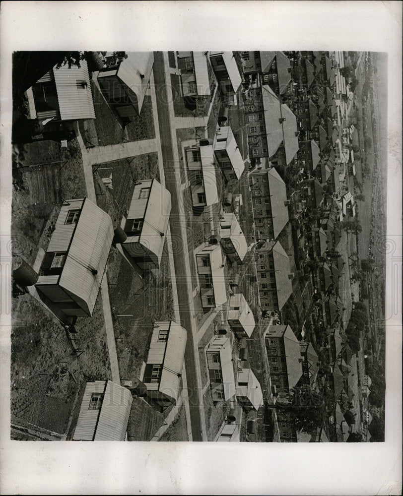 1947 Press Photo Post-War Housing in York, England - Historic Images